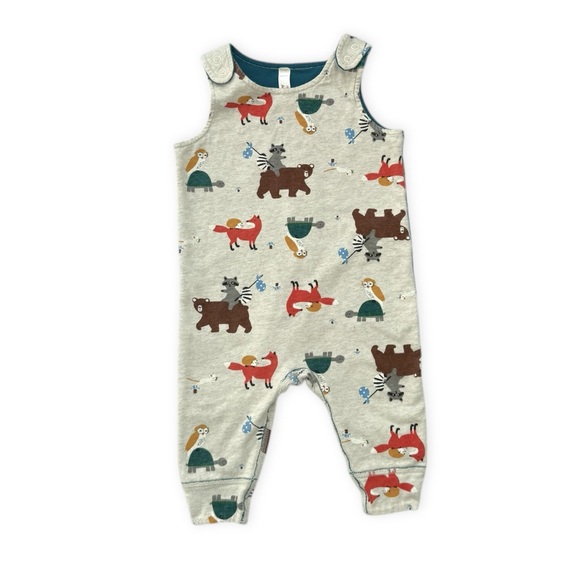 Hanna Andersson Other - Hanna Andersson Neutral Woodland Animal Jump Suit - Woodland Animal Print 6-12m